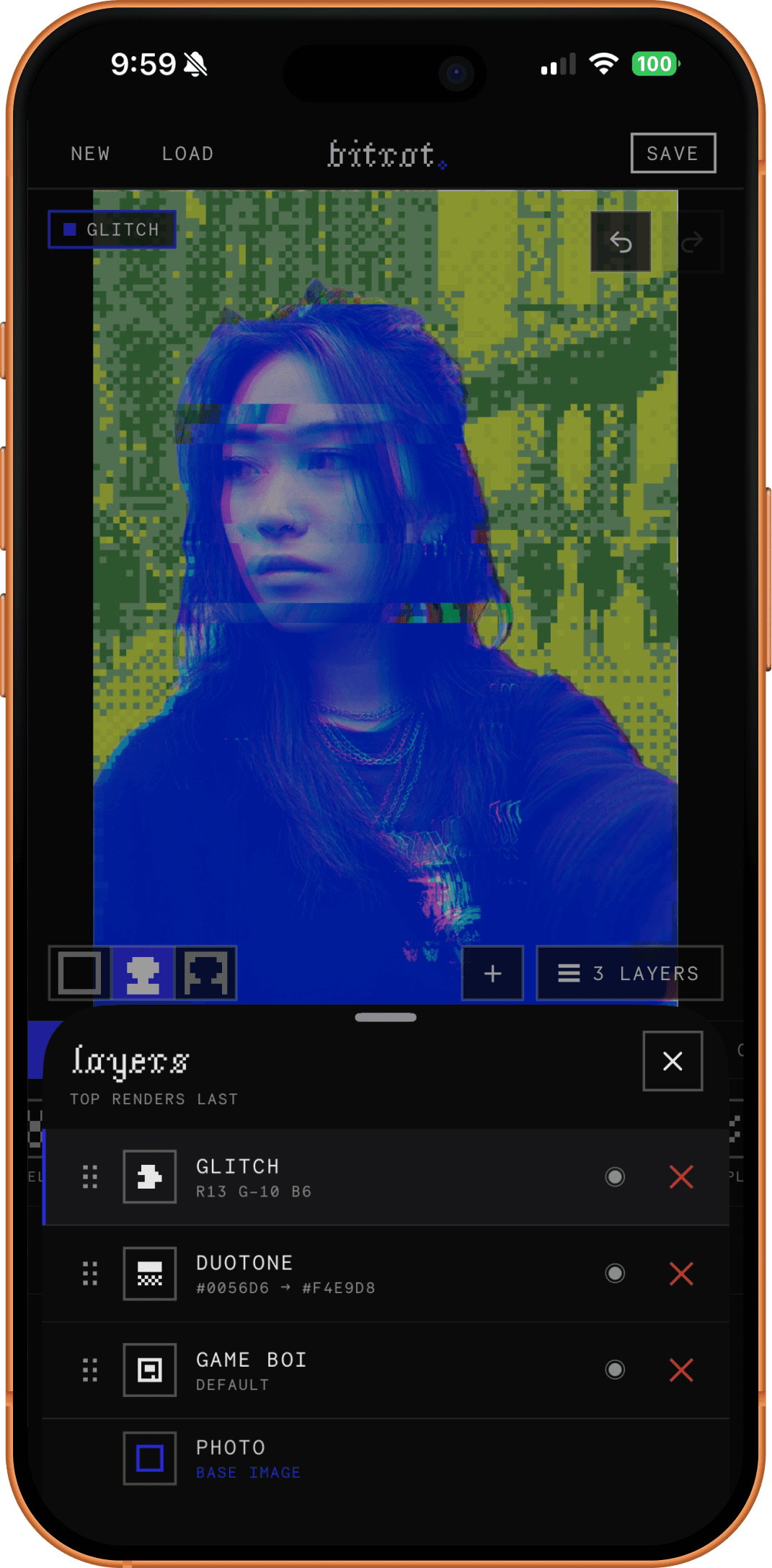 Bitrot Studio Screenshot Glitch Photo Editor