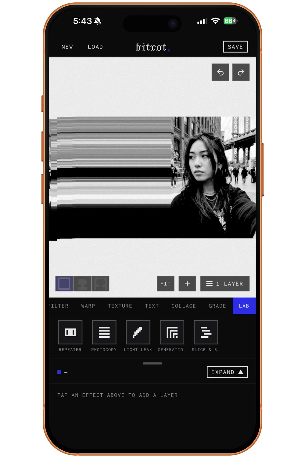 Bitrot — glitch photo editor for iOS & iPad