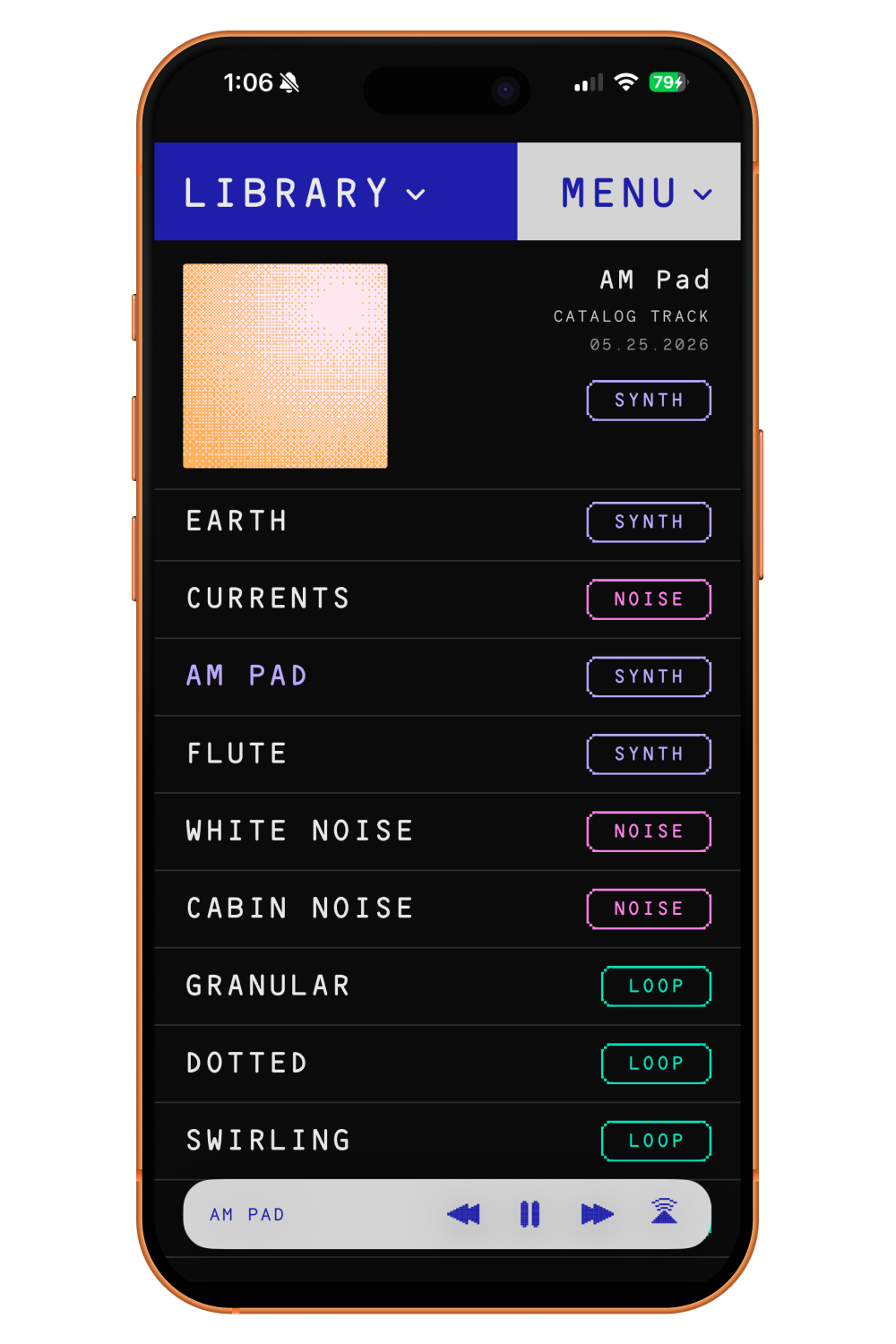 Drones — ambient noise mixer for iOS